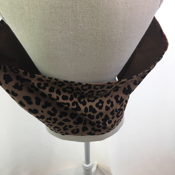 Flirtitude Active Crop Top Chocolate Leopard XXL - Picture 4 of 12
